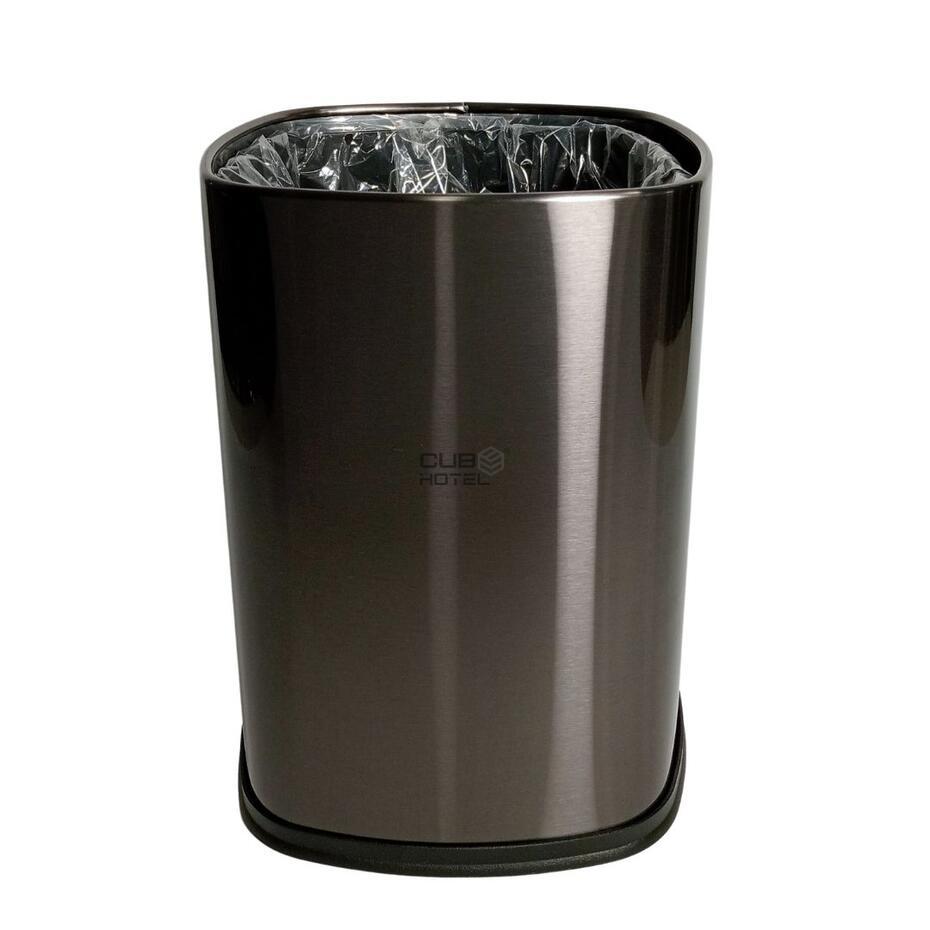 Balde Hotel Quadrado 7L Corpo Duplo e Saco Oculto Tungstênio