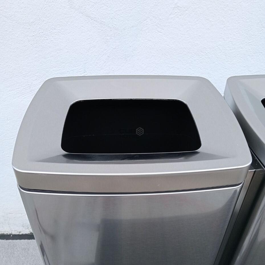 Ecopunto de Acero Inoxidable Anti-Huellas 3x30L