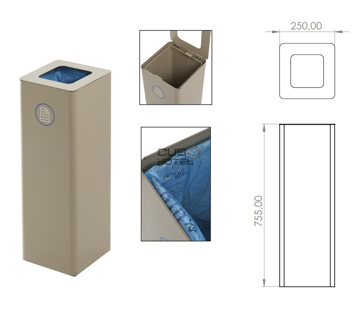 Ecoponto Modular Individual para Hotel