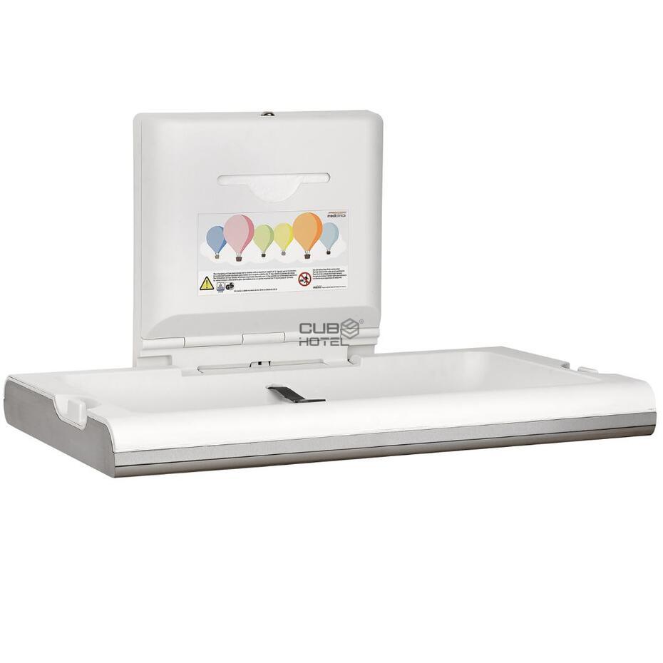 Fraldário Parede Horizontal Branco - Mediclinics