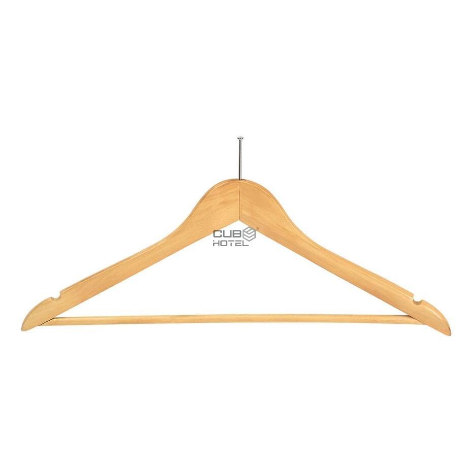 100 Perchas de Madera Antirrobo Chelsea