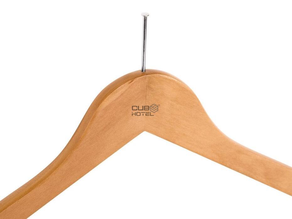 100 Perchas de Madera Antirrobo Chelsea