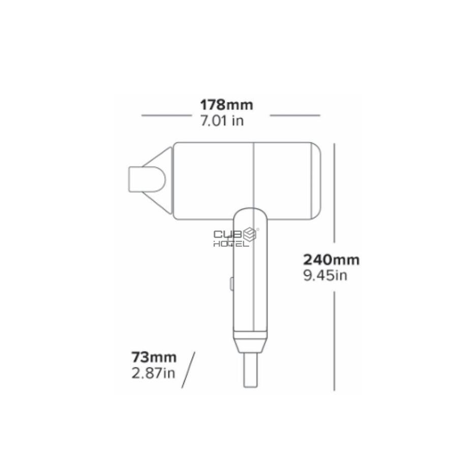 Secador de Cabelo Ação Anti-Frizz IONIC Stratus 1875W