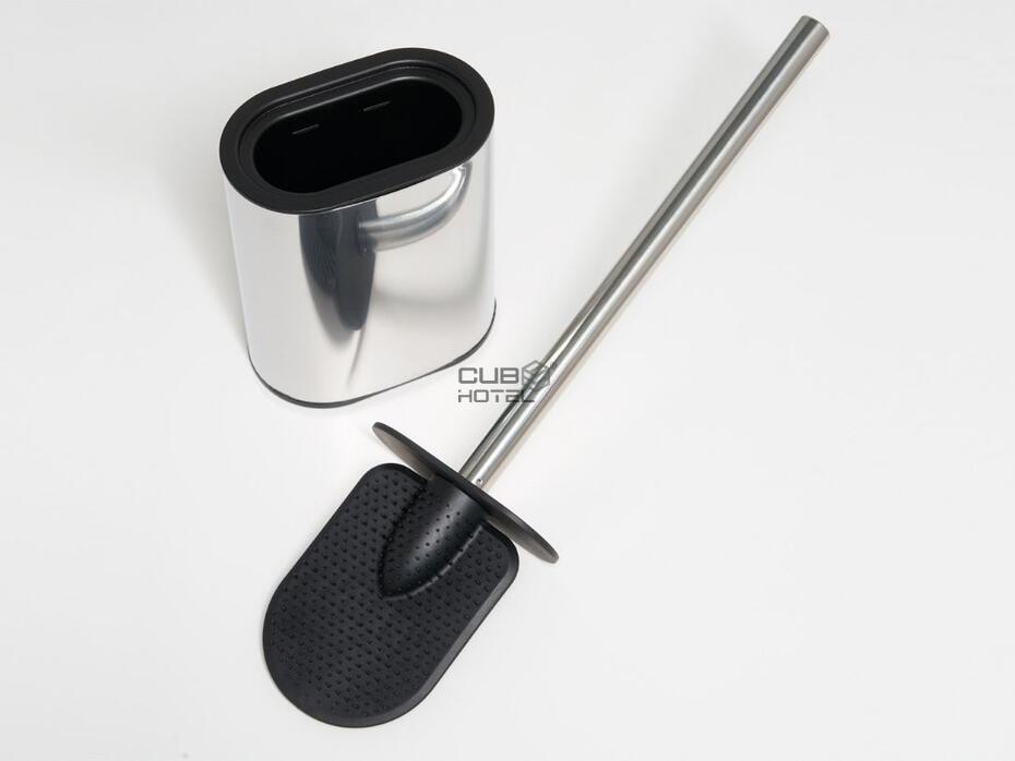 Escova de Casa de Banho Silicone Aço Brilho SANA