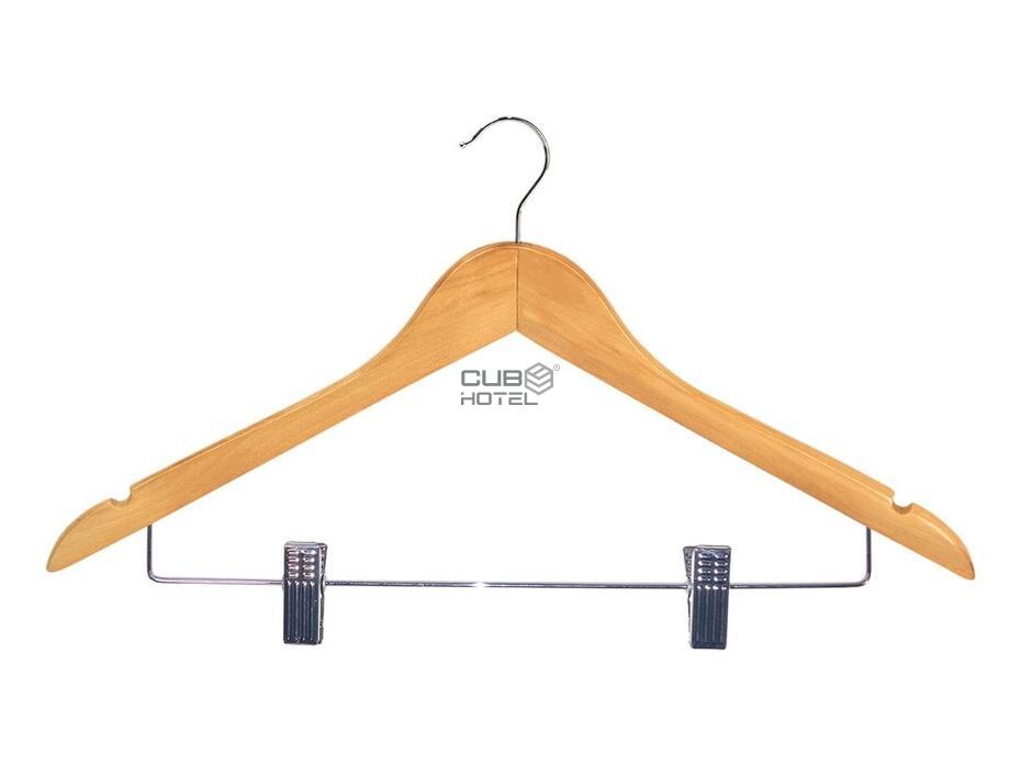 100 Cabides com Pinça para Hotel Burlington