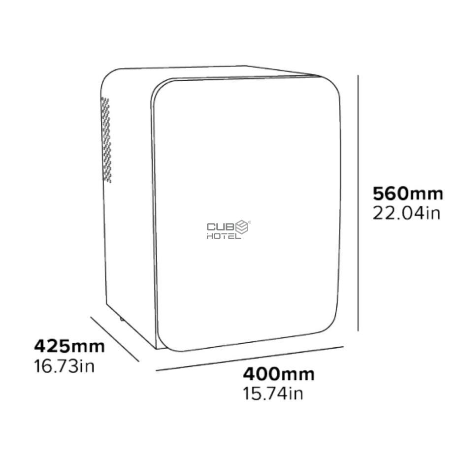 Minibar para Hotel Radley 40L Preto