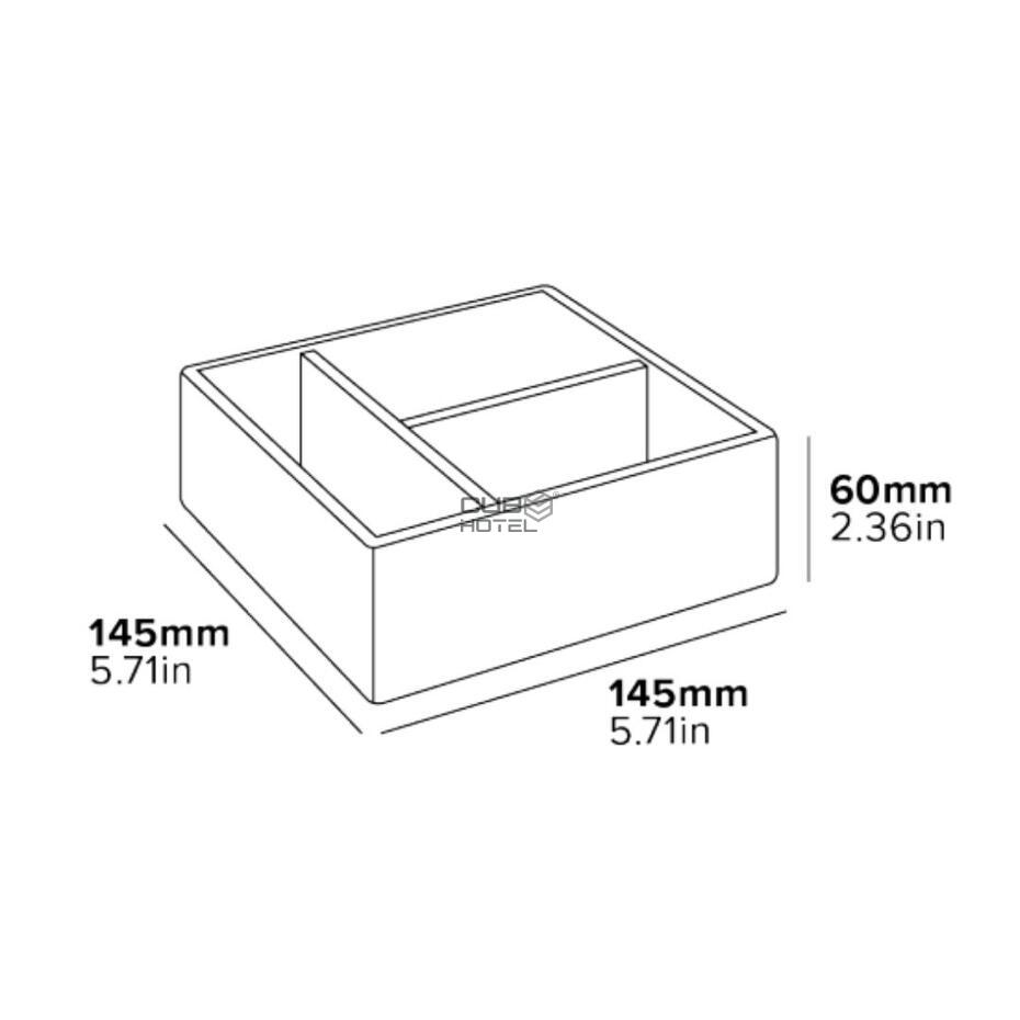 Porta-sachês 3 Compartimentos Buxton Bambu BUSA