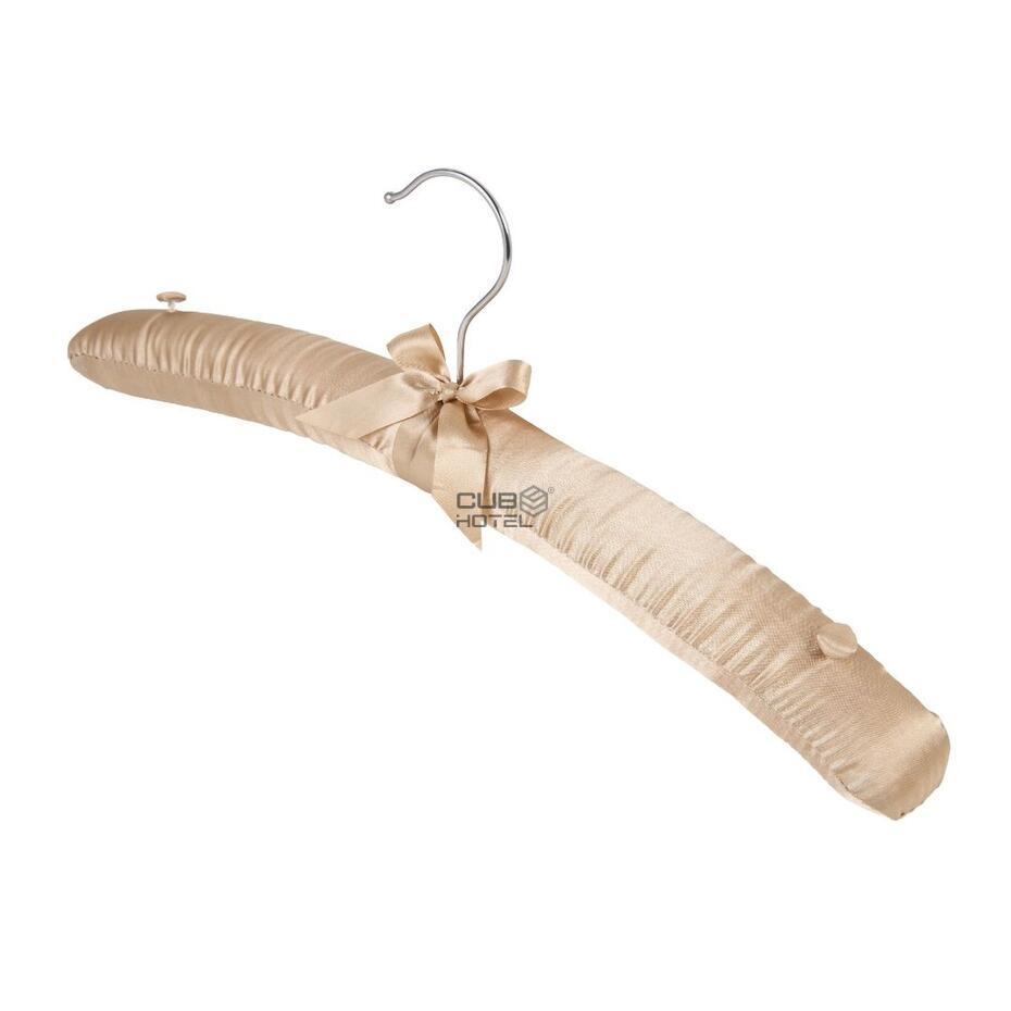 Satin Padded Hanger Champagne Saltaire