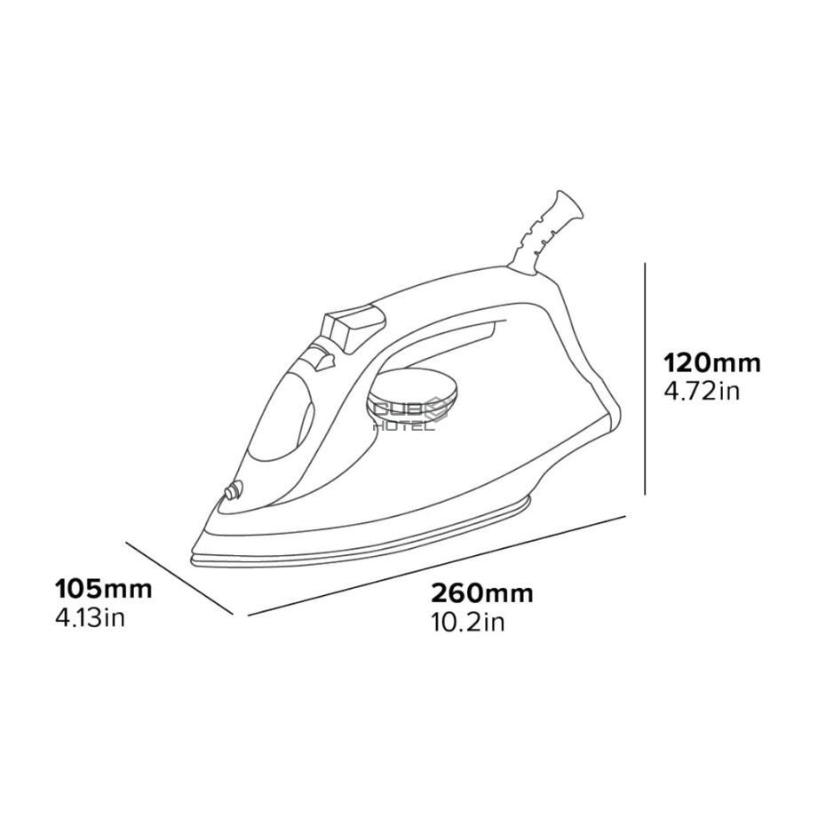 1600W Steam Iron for Hotel