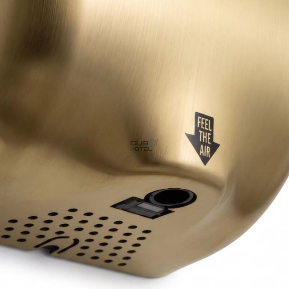 Secador de Mãos Dourado Generic Turbo