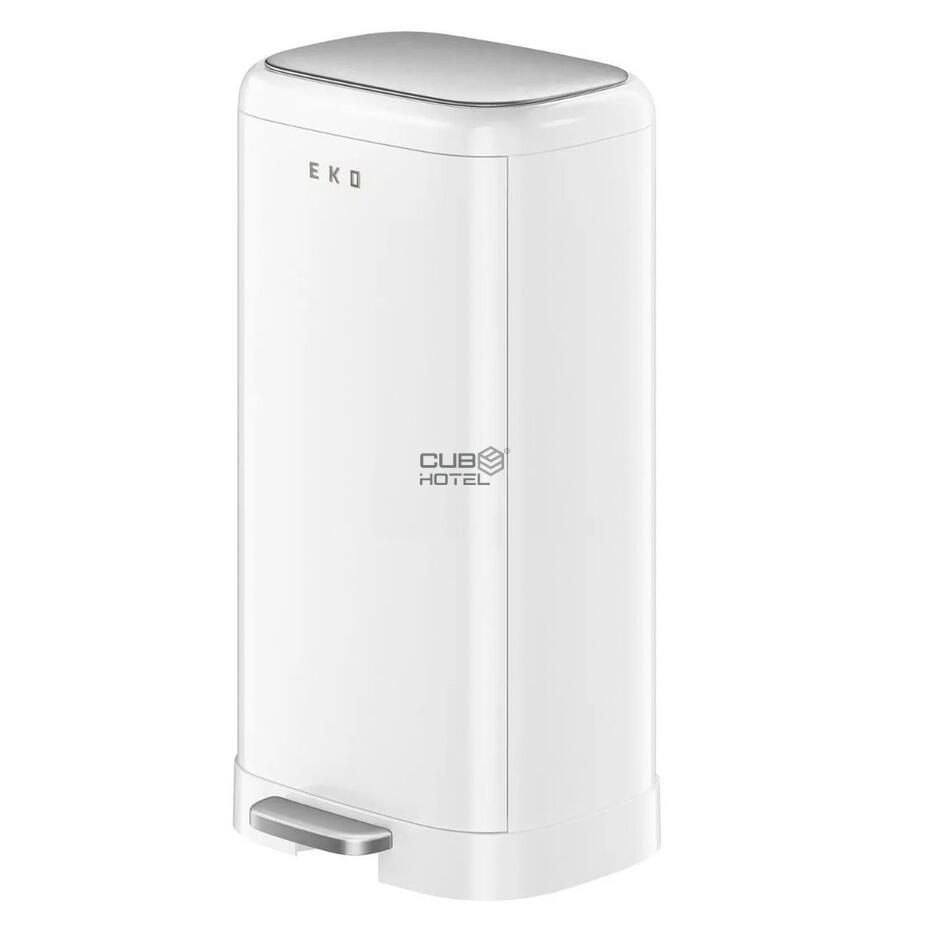 Balde com Pedal para Fraldas Bubu 30L Branco