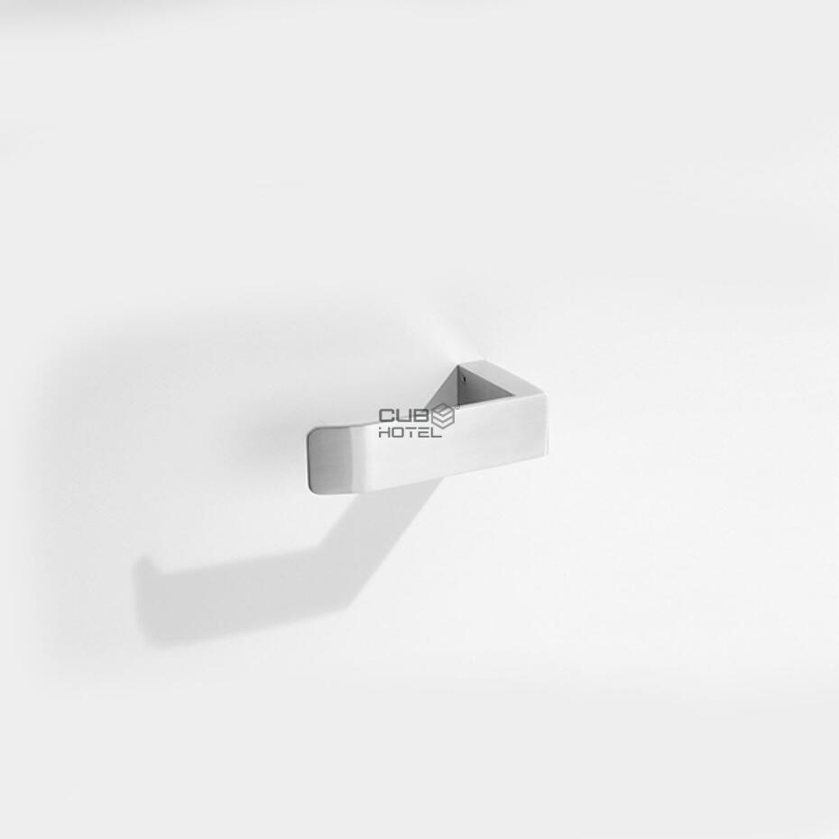 Porta Rolos Individual Em Inox Escovado