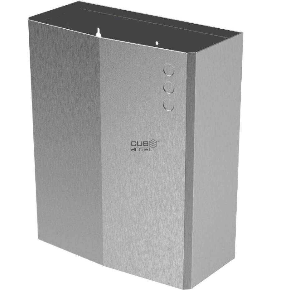 Papeleira Parede Inox Escovado 23L EVO