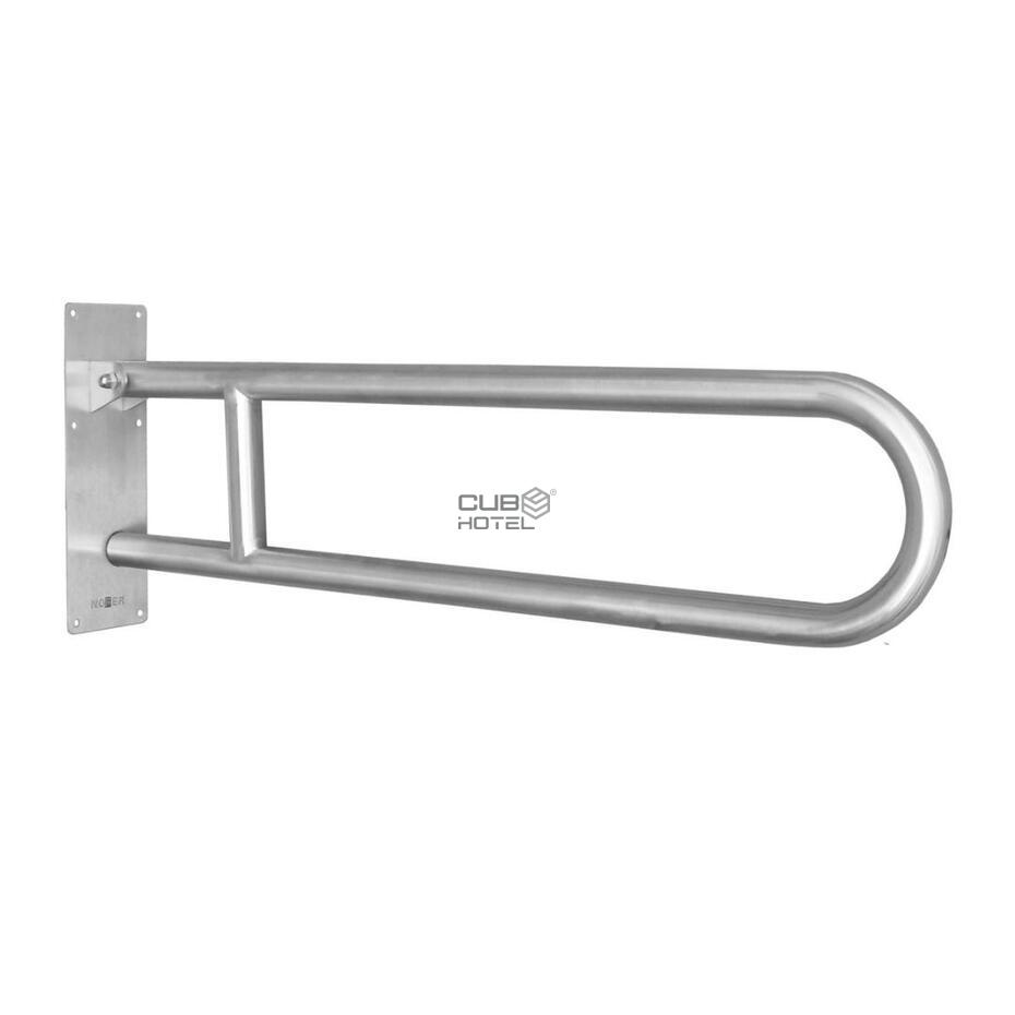 Barra de Apoio Rebatível Em Aço Inox 80cm