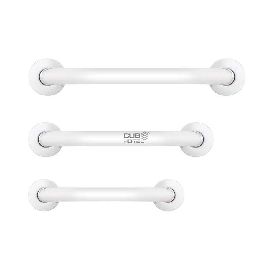 Barra de apoyo acero blanco