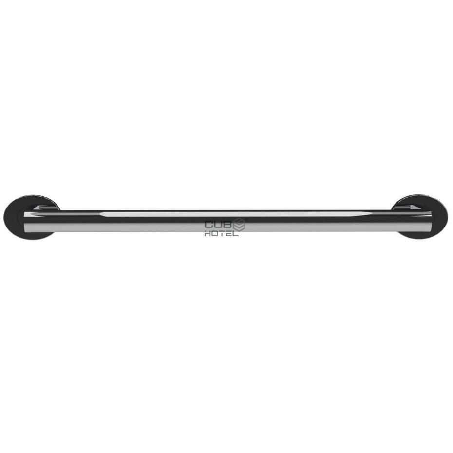 Barra Apoio Reta 60cm Aço Brilho