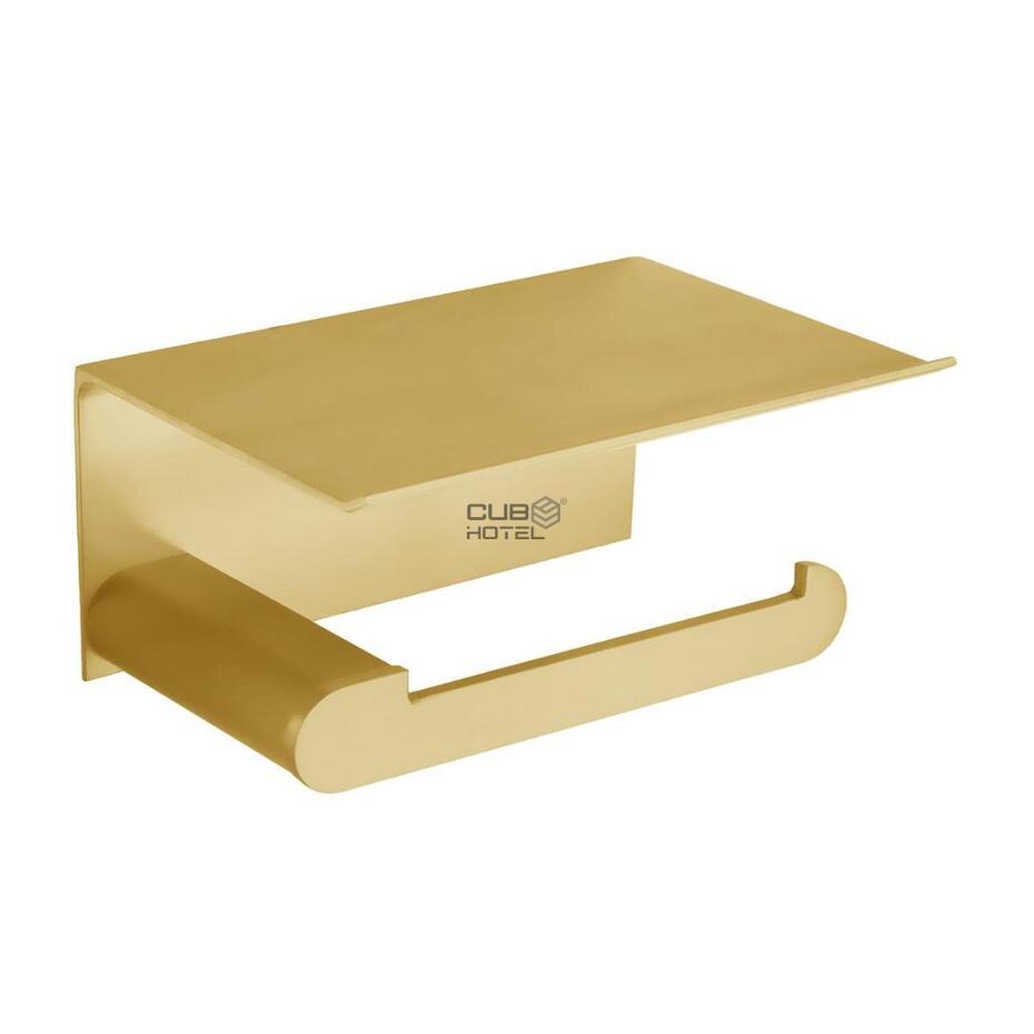 Porta Rollos Reserva Aluminio Dorado CAPRI