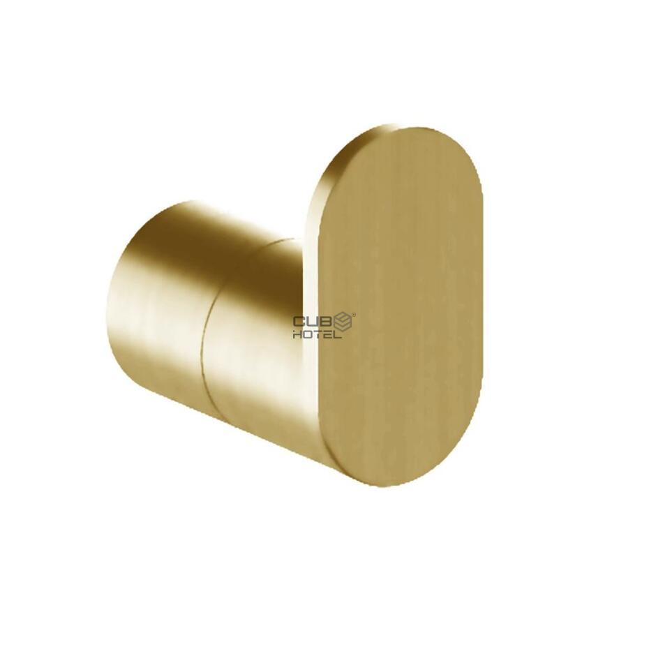 Percha de Pared Dorado Satinado Verona