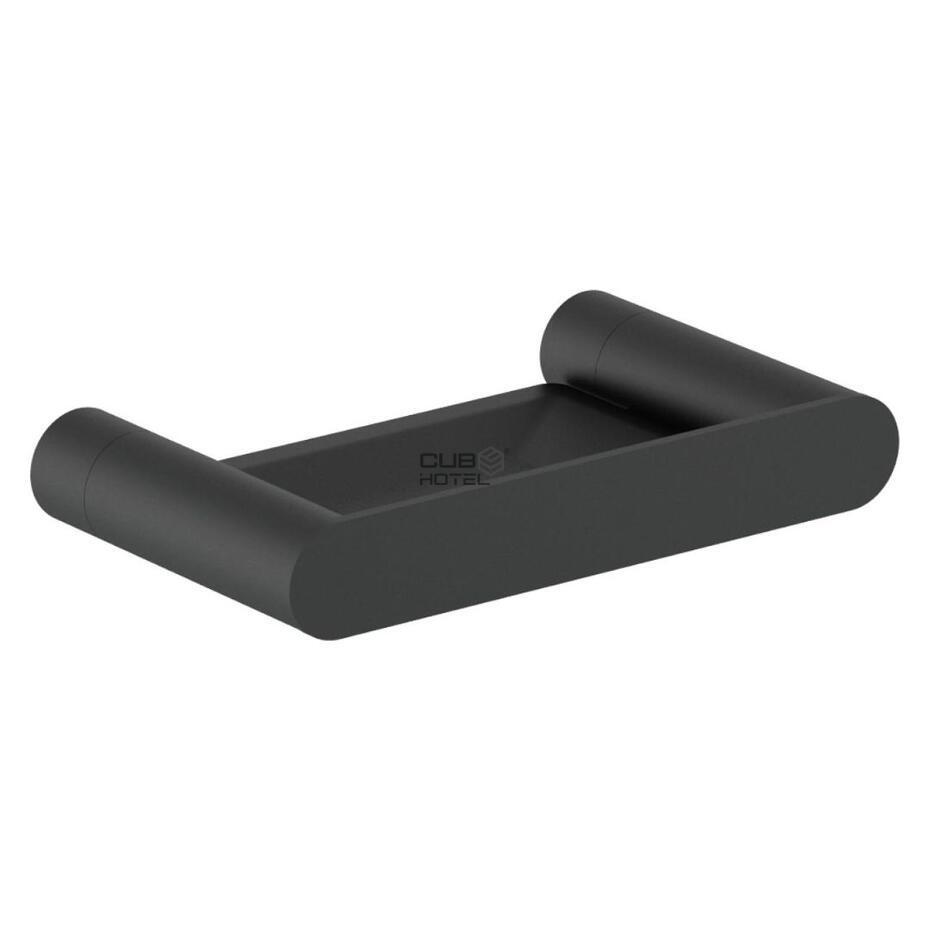 Jabonera Negra Acero Inox VERONA