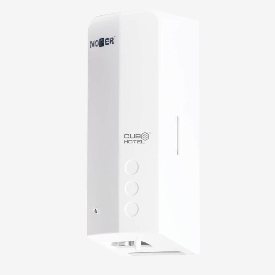 Dosificador automático de gel hidroalcohólico EVO, 1000 ml, en ABS blanco