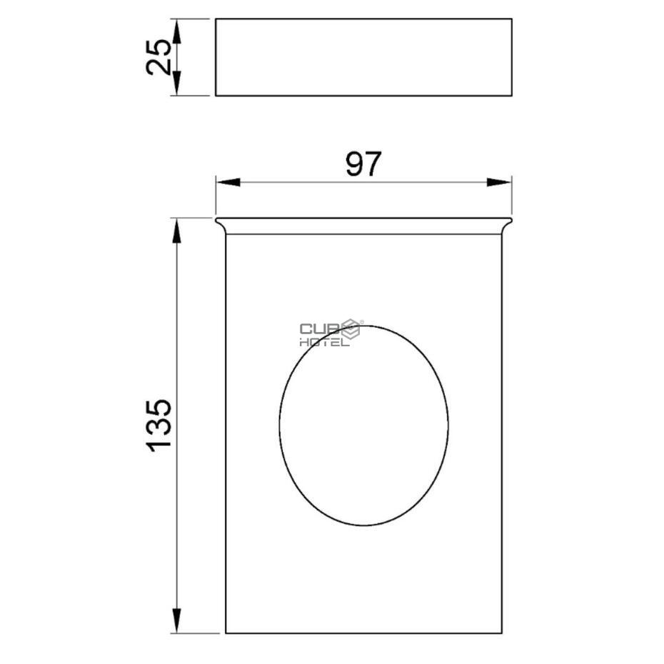 Dispensador Bolsas Higiénicas Inox Brilho