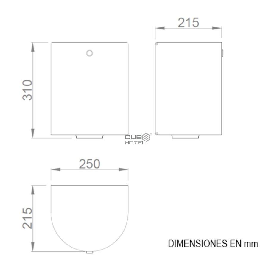Dispensador Mecha Inox Escovado