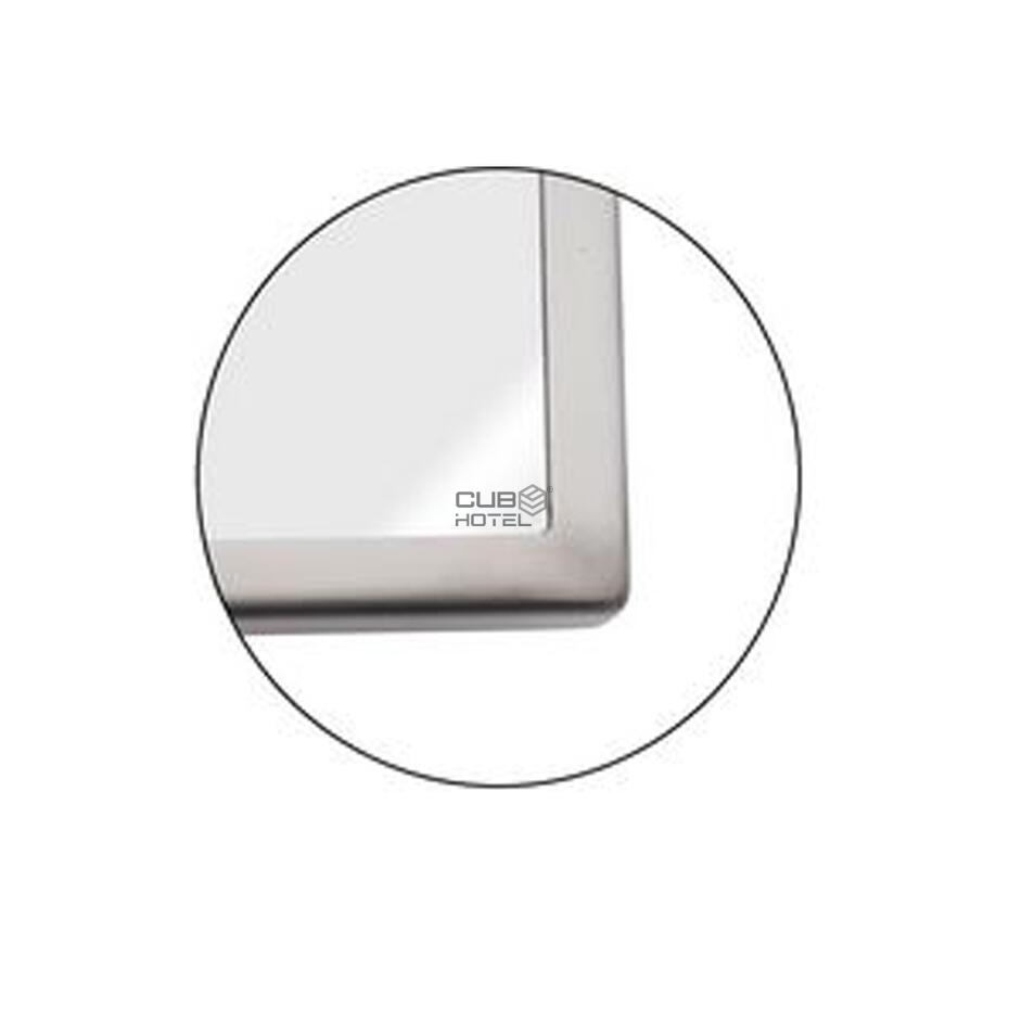 Espelho Com Moldura Inox 600X450mm