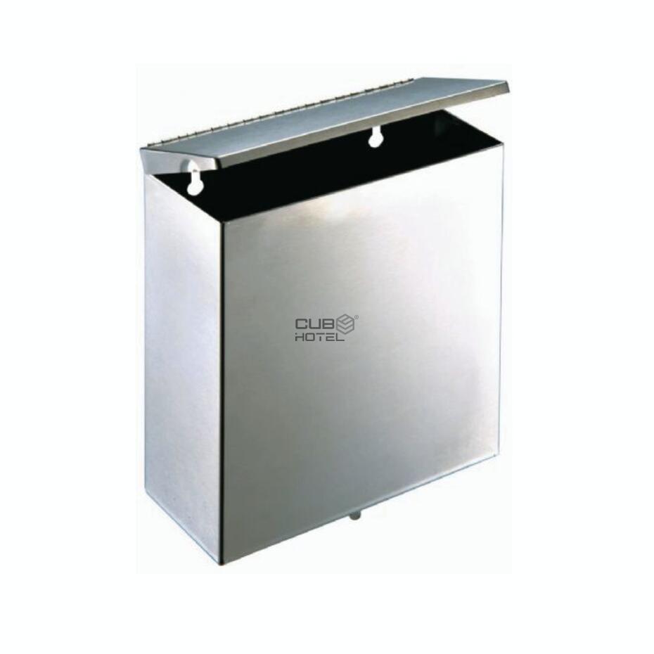  Satin Stainless Steel Wall Toilet Bucket