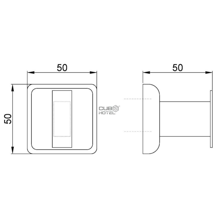 Cabide De Parede Em Inox Brilho
