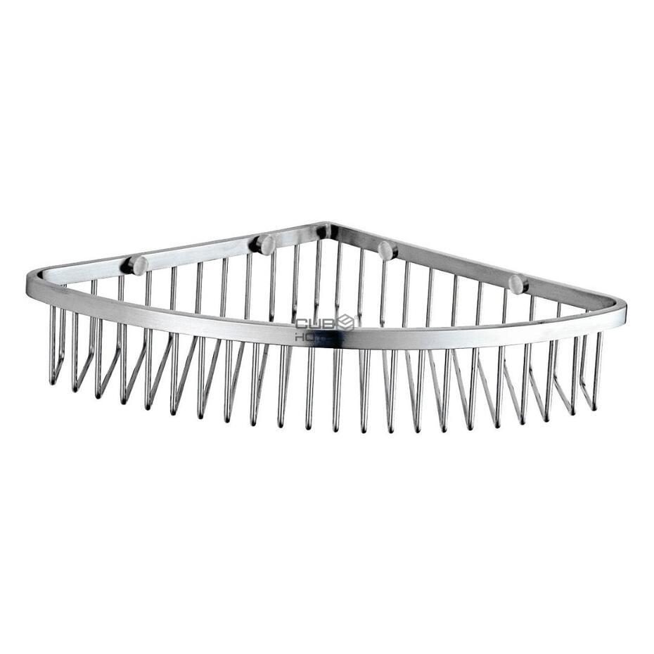 Saboneteira Parede Triangular Em Inox Brilho