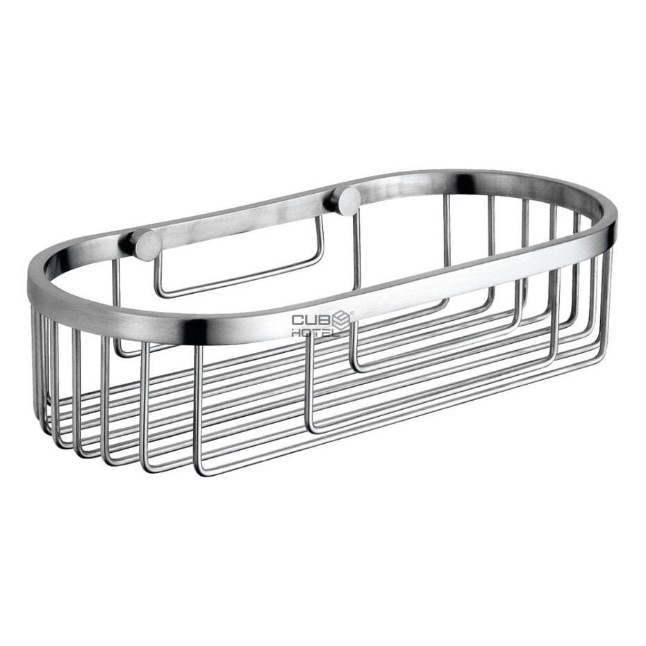 Saboneteira Parede Rectangular Grade Inox Brilho