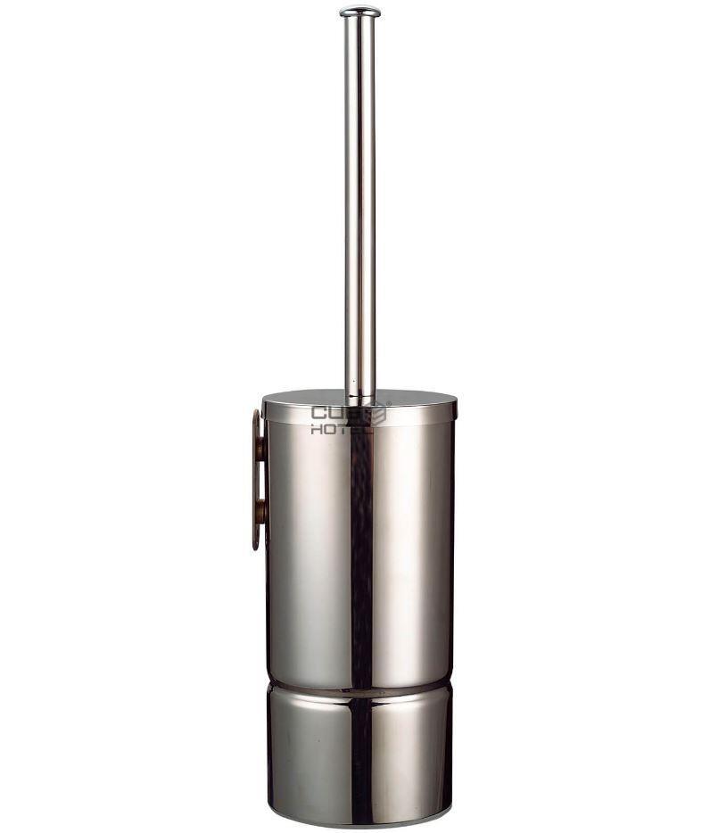 Escova WC Parede Inox Escovado