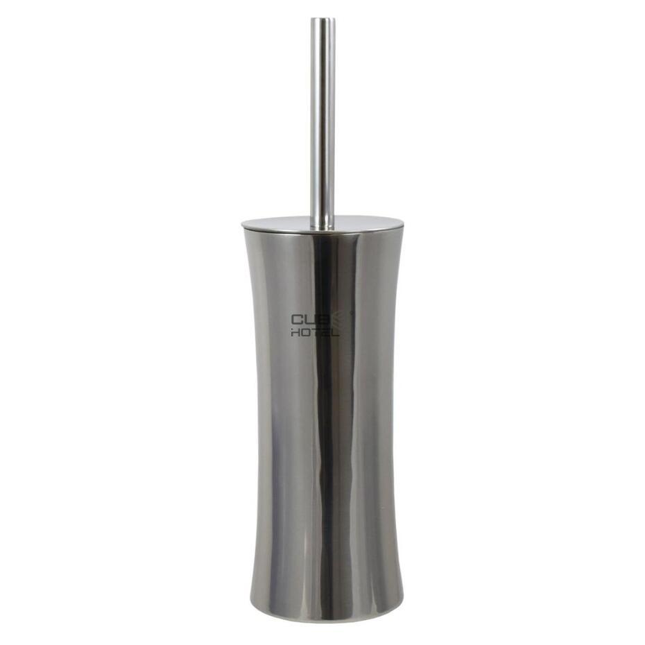 Escobillero WC Inox Brillante