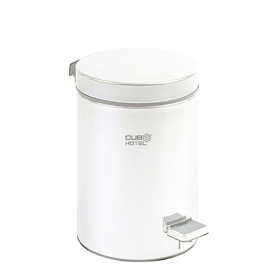 Balde Inox Branco 5 Litros