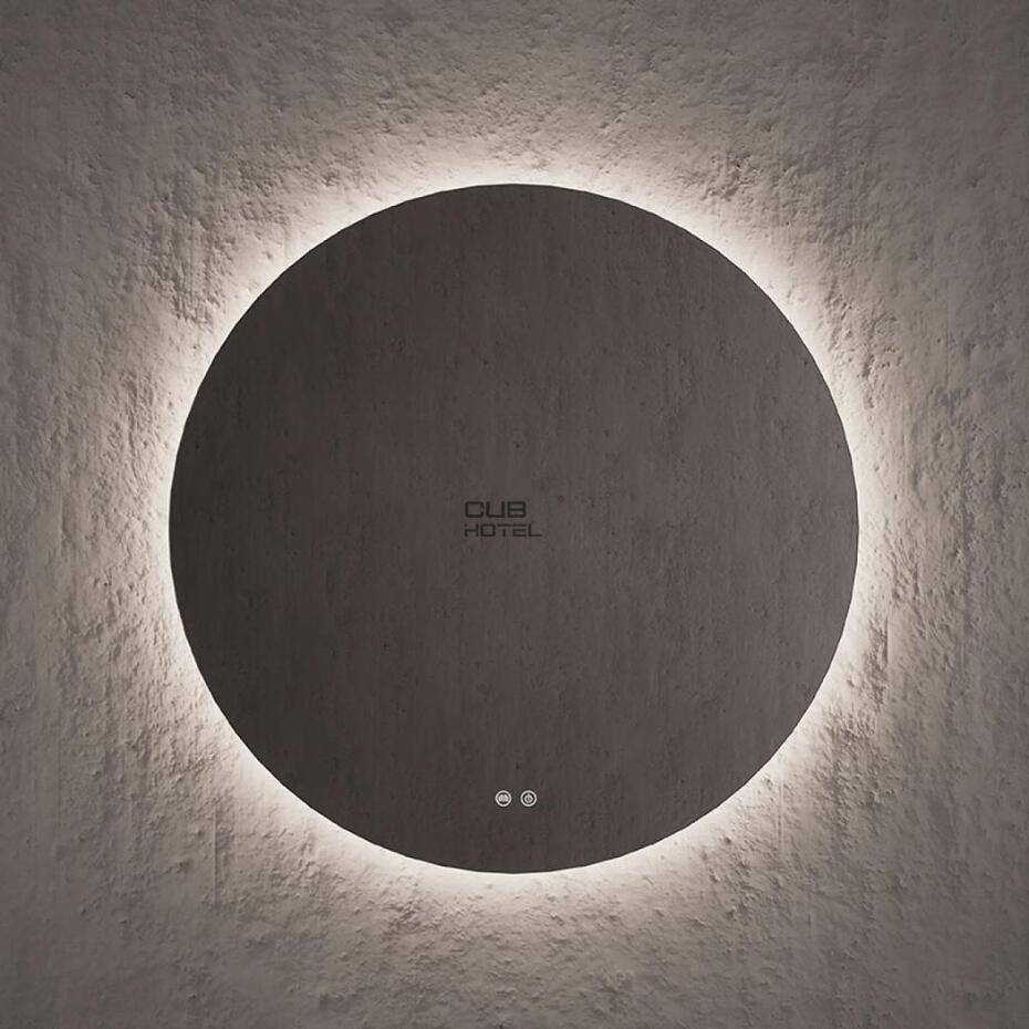 Illuminated Round Mirror 80cm Anti-fog