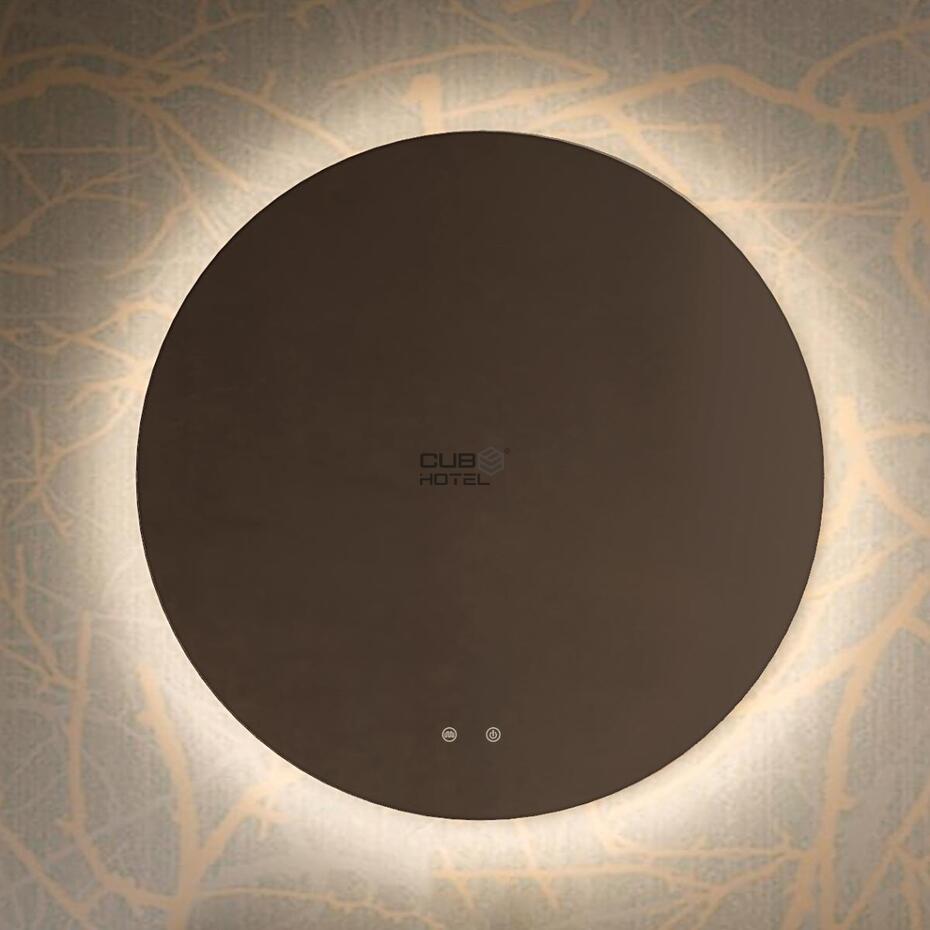 Illuminated Round Mirror 80cm Anti-fog