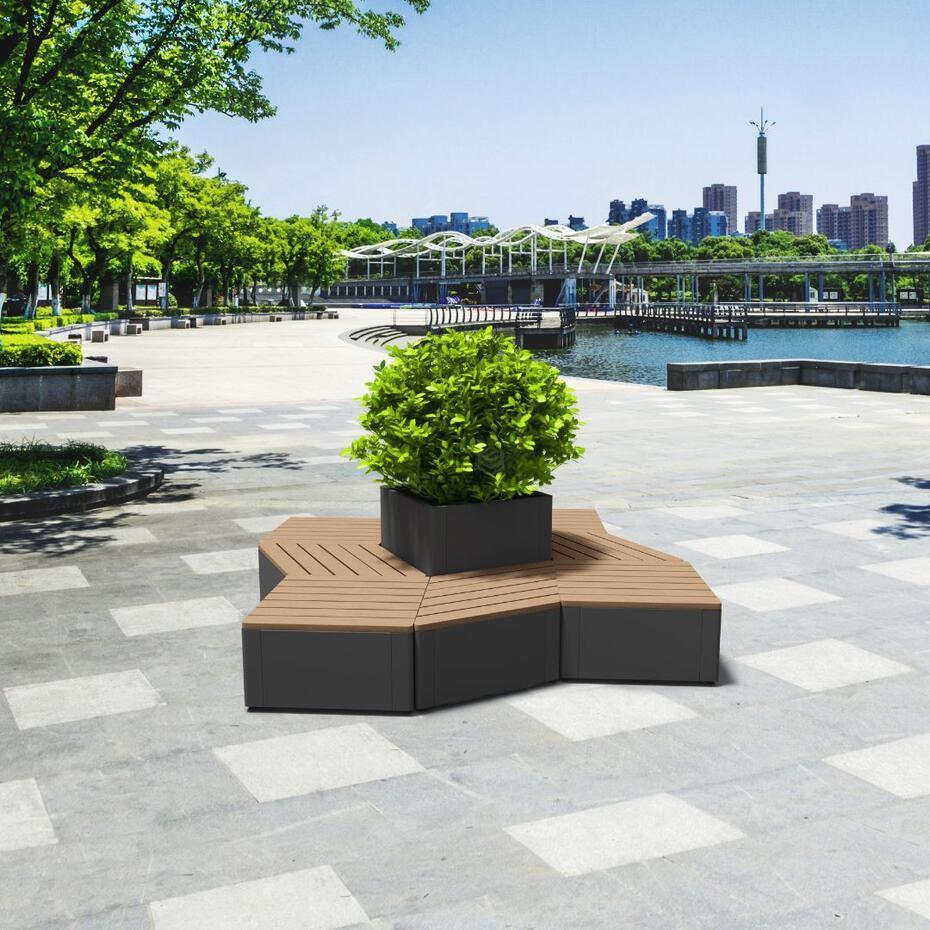 Osaka Planter and Bench Modular System