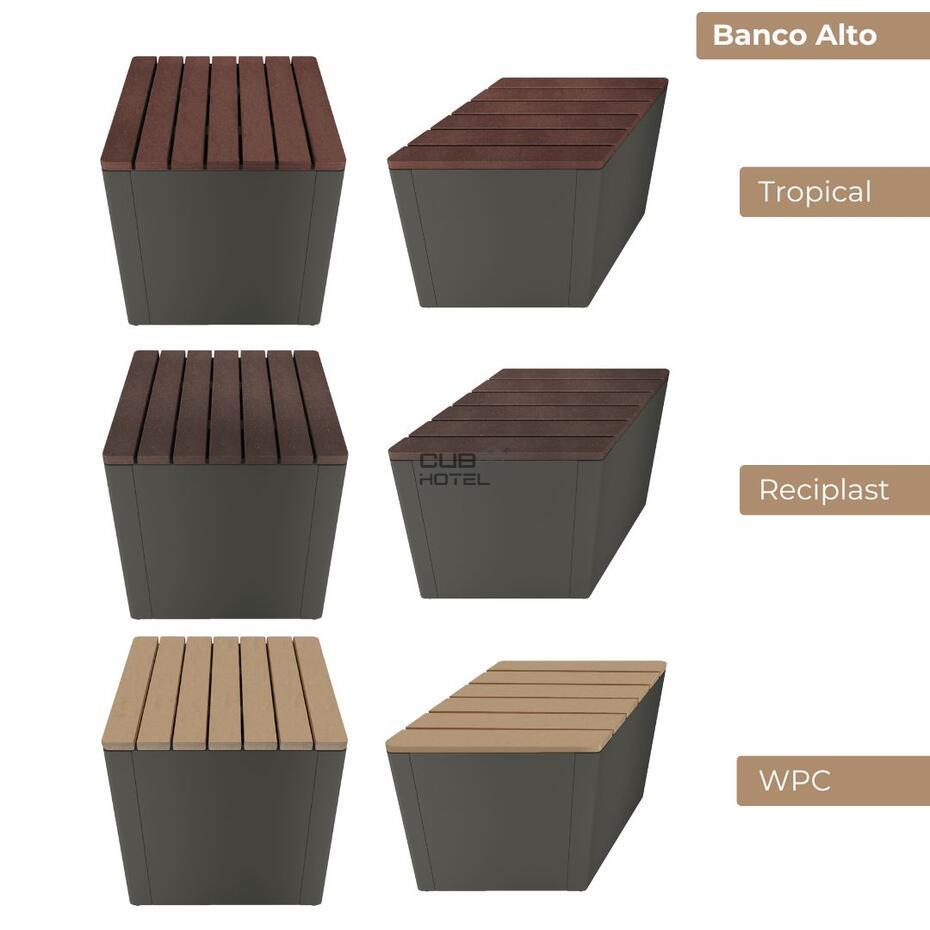 Osaka Planter and Bench Modular System
