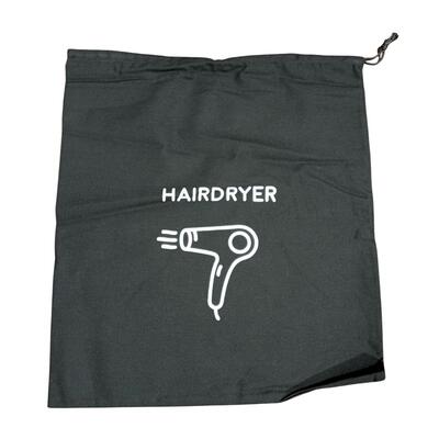 Bolsa universal para secador de pelo de algodón