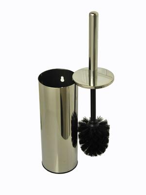 Escova WC de Parede Inox Brilho