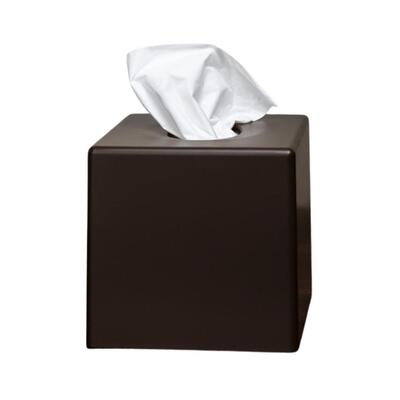Brown ABS Cube Tissue Dispenser