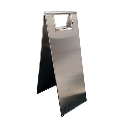 Sinal de Pavimento Inox Escovado