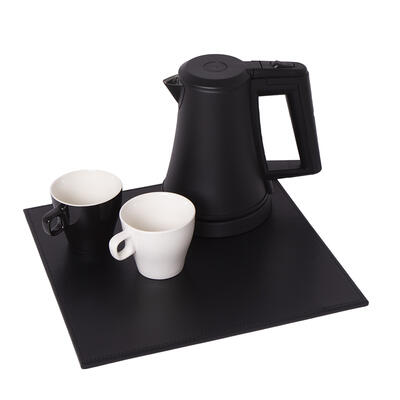 Bandeja Pele Sintetica com Fervedor Preto 0.5L