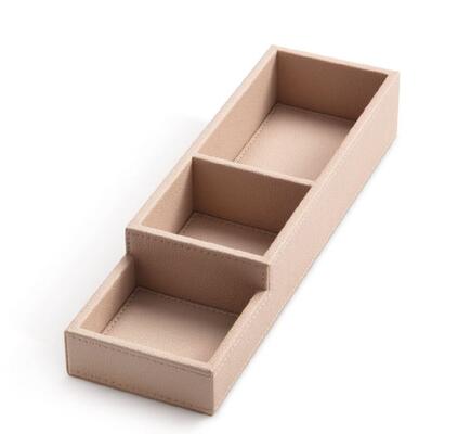 Bandeja SNAP Bolsas e Cápsulas Pele Sintética Bege