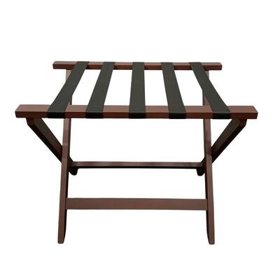 6 Suportes malas madeira com tiras de Nylon