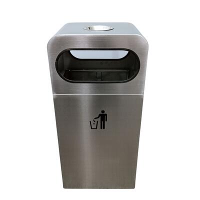 Papeleira Cinzeiro Exterior Inox