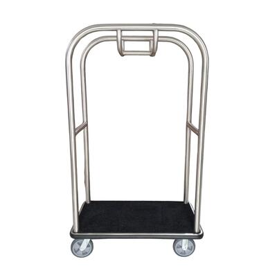 Silver Luggage Trolley without Crown
