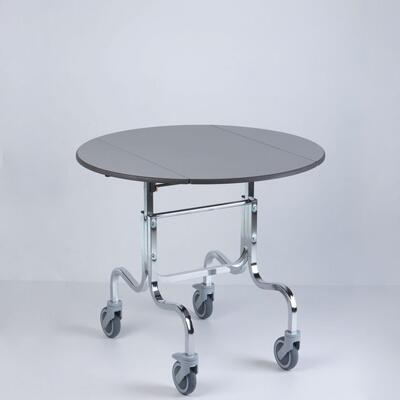 Mesa Redonda Tampo Giratório Room Service 90CM