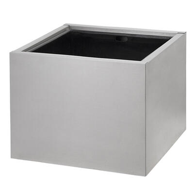 Floreira cuadrada Acero Inox