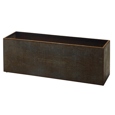Floreira rectangular en Acero Corten